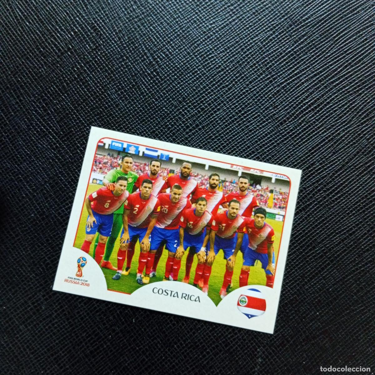 Cromos de f&uacute;tbol: 393 ALINEACION COSTA RICA PANINI MUNDIAL RUSIA 2018 CROMO FUTBOL 18 - SIN PEGAR - CJ2 .