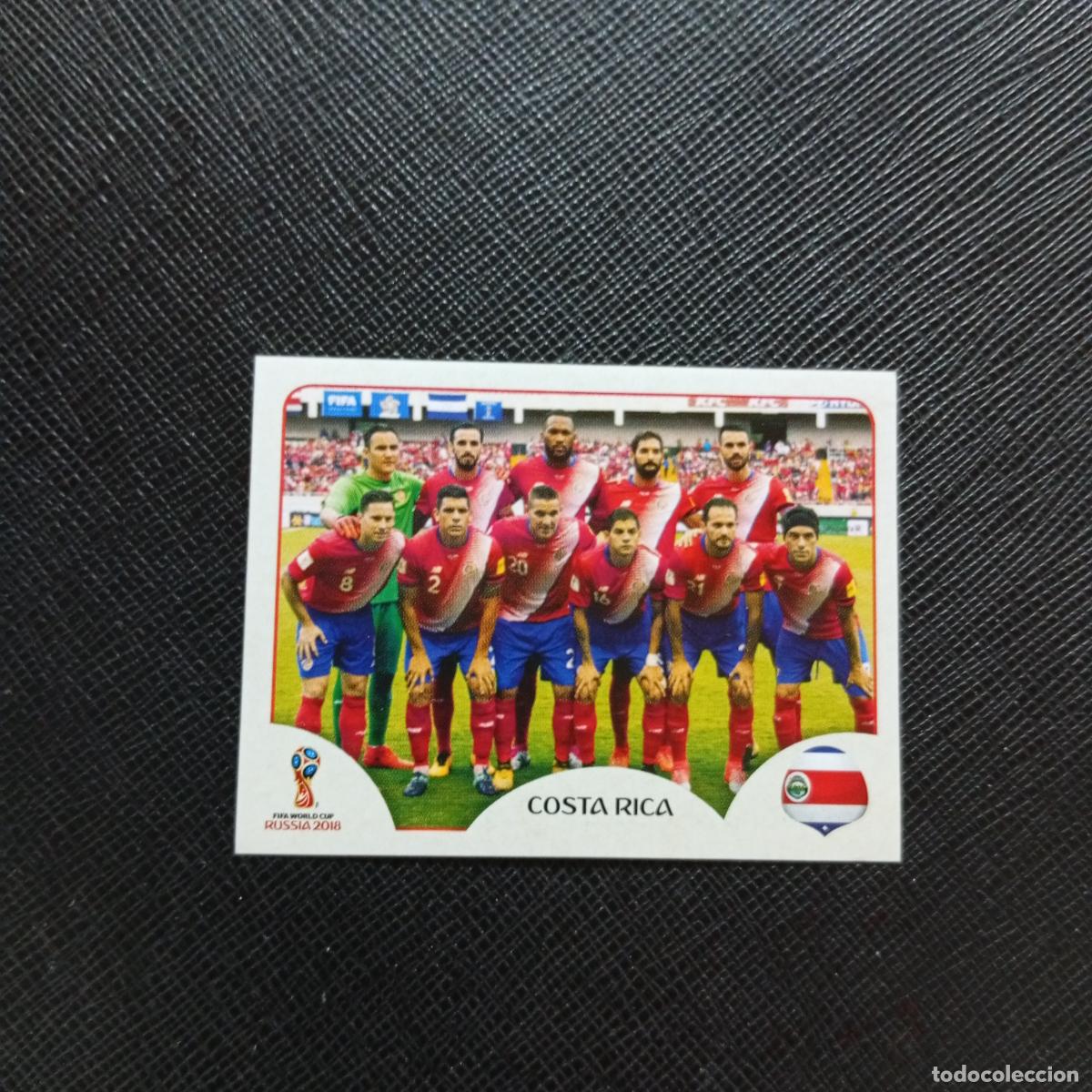 Cromos de f&uacute;tbol: 393 ALINEACION COSTA RICA PANINI MUNDIAL RUSIA 2018 CROMO FUTBOL 18 - SIN PEGAR - CJ2 ..