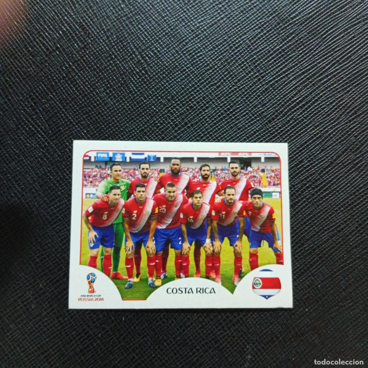 Cromos de f&uacute;tbol: 393 ALINEACION COSTA RICA PANINI MUNDIAL RUSIA 2018 CROMO FUTBOL 18 - SIN PEGAR - CJ2 ..