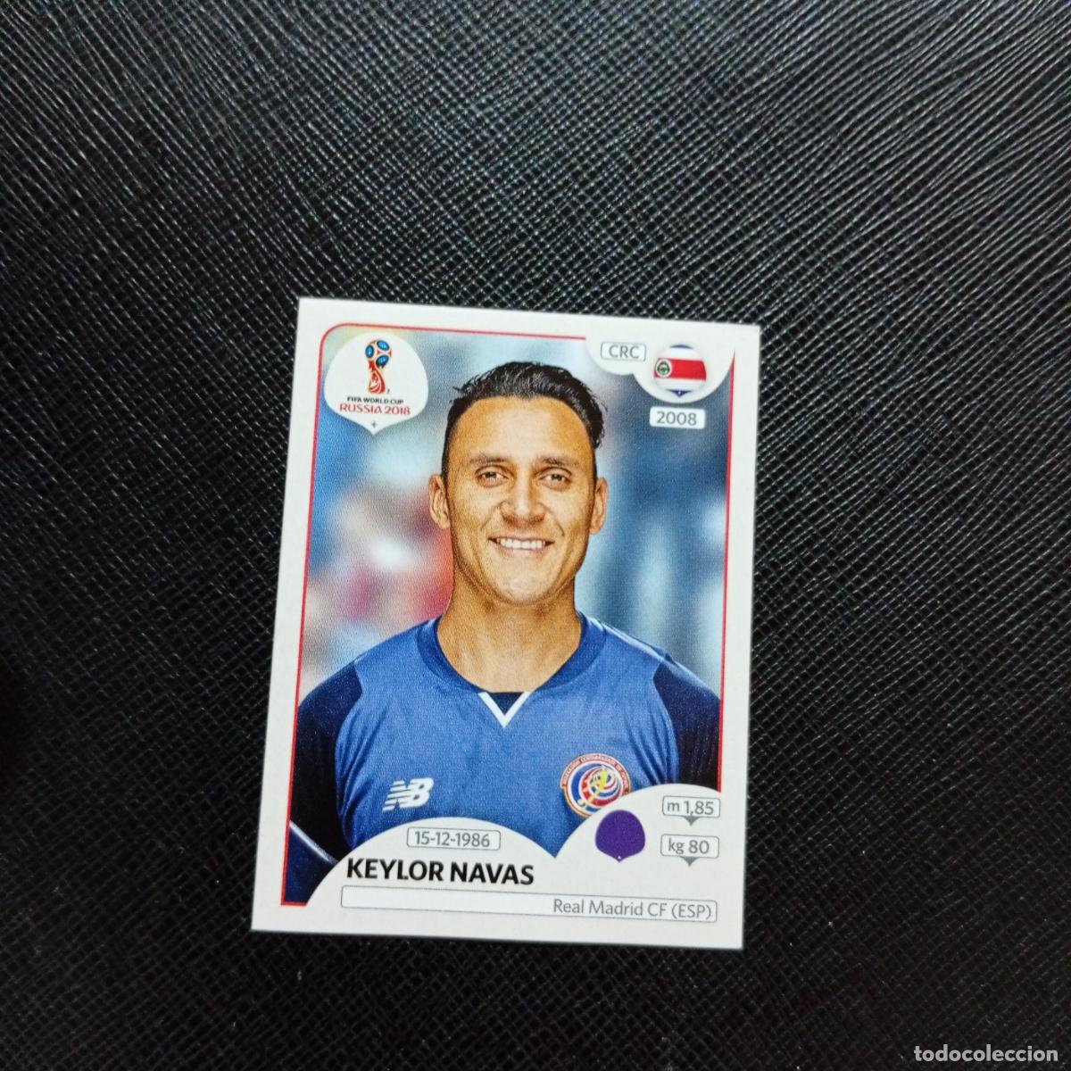 Cromos de f&uacute;tbol: 394 KEYLOR NAVAS COSTA RICA PANINI MUNDIAL RUSIA 2018 CROMO FUTBOL 18 - SIN PEGAR - CJ2