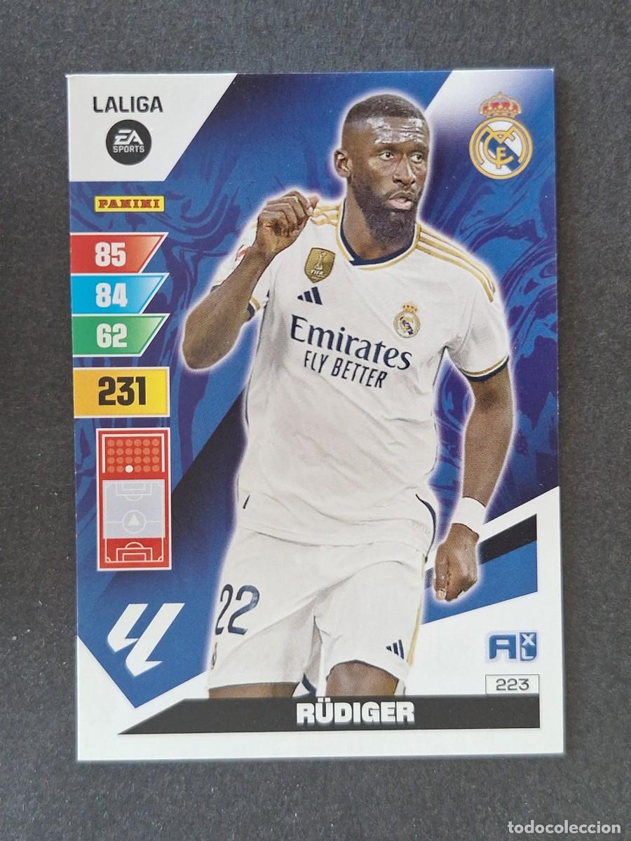 Figurine di Calcio: R&Uuml;DIGER REAL MADRID 223 PANINI ADRENALYN XL 2023 2024 23 24