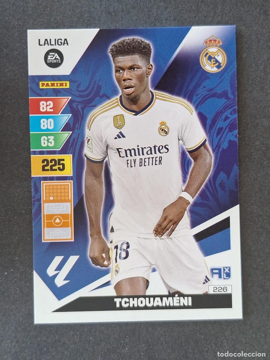 Figurine di Calcio: TCHOUAMENI REAL MADRID 226 PANINI ADRENALYN XL 2023 2024 23 24