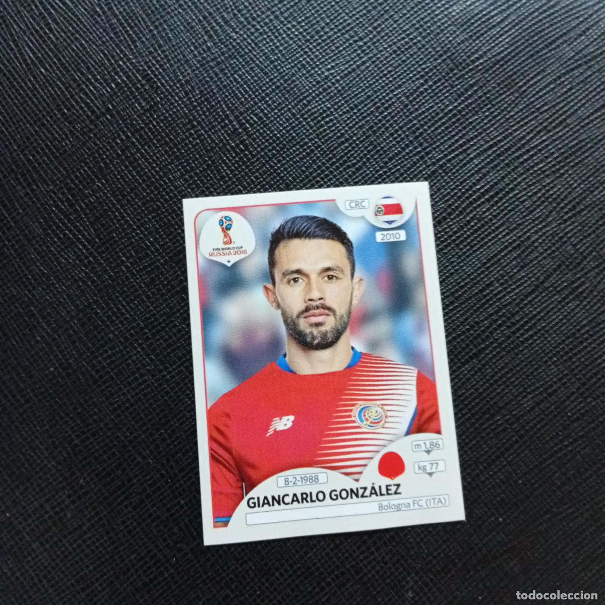 Figurine di Calcio: 395 GIANCARLO GONZALEZ COSTA RICA PANINI MUNDIAL RUSIA 2018 CROMO FUTBOL 18 - SIN PEGAR - CJ2