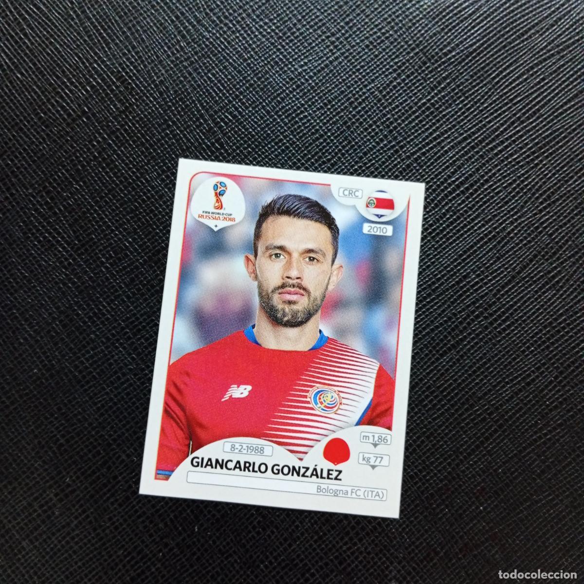 Cromos de f&uacute;tbol: 395 GIANCARLO GONZALEZ COSTA RICA PANINI MUNDIAL RUSIA 2018 CROMO FUTBOL 18 - SIN PEGAR - CJ2