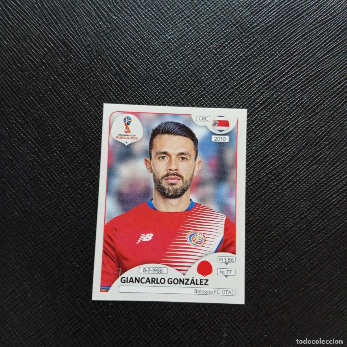 Cromos de f&uacute;tbol: 395 GIANCARLO GONZALEZ COSTA RICA PANINI MUNDIAL RUSIA 2018 CROMO FUTBOL 18 - SIN PEGAR - CJ2
