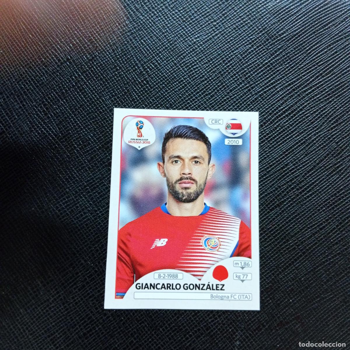 Cromos de f&uacute;tbol: 395 GIANCARLO GONZALEZ COSTA RICA PANINI MUNDIAL RUSIA 2018 CROMO FUTBOL 18 - SIN PEGAR - CJ2 .