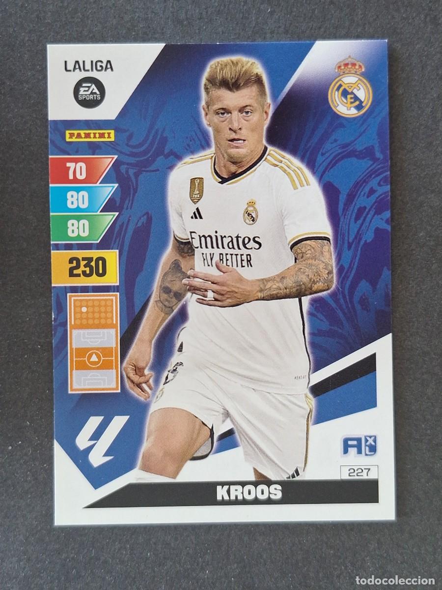 Cromos de f&uacute;tbol: KROOS REAL MADRID 227 PANINI ADRENALYN XL 2023 2024 23 24