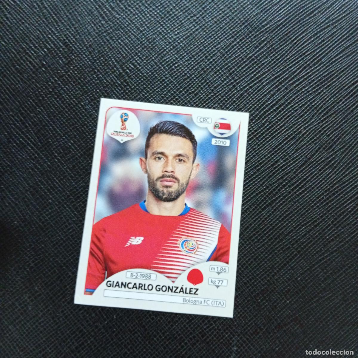 Cromos de f&uacute;tbol: 395 GIANCARLO GONZALEZ COSTA RICA PANINI MUNDIAL RUSIA 2018 CROMO FUTBOL 18 - SIN PEGAR - CJ2 ..
