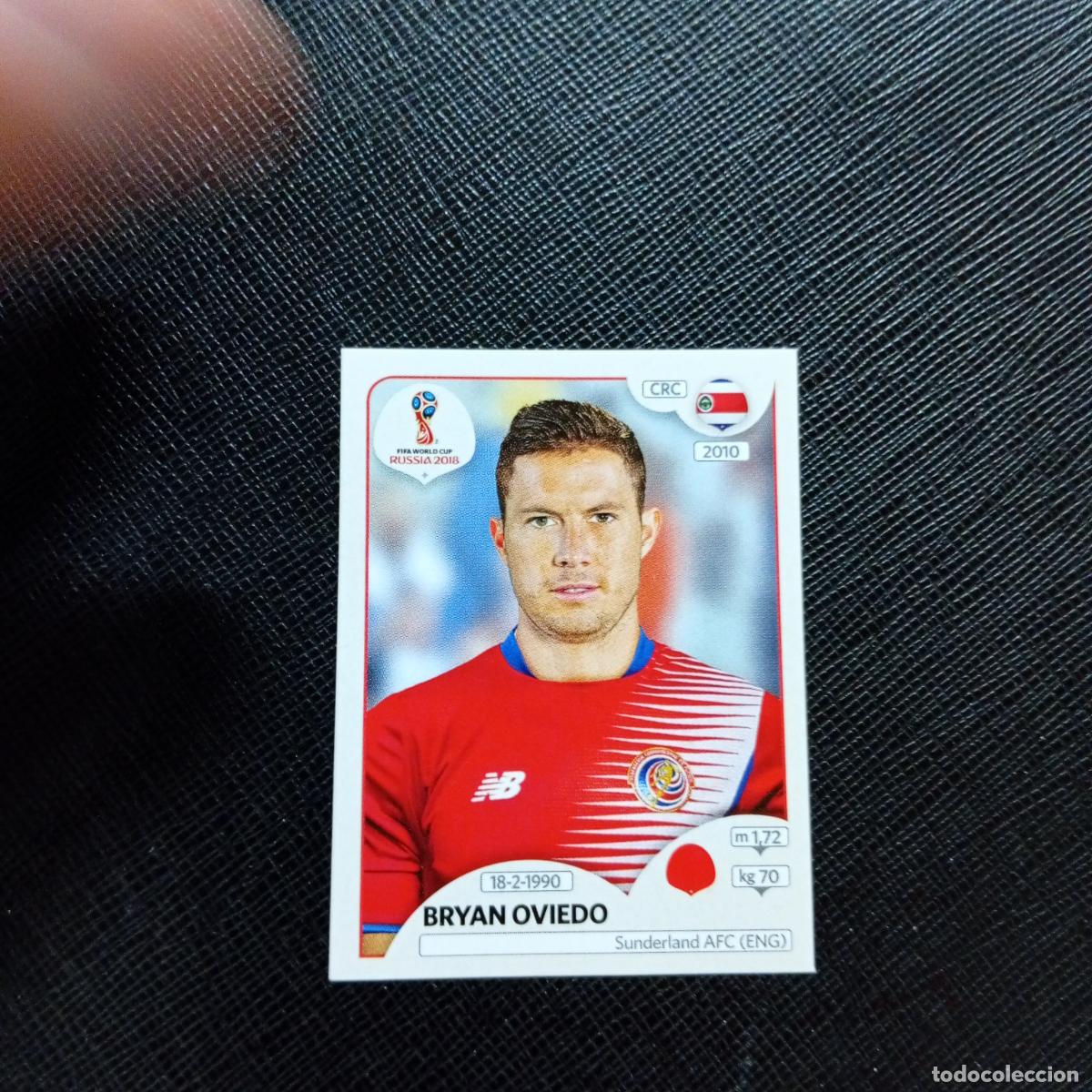Fu&szlig;ball-Sticker: 397 BRYAN OVIEDO COSTA RICA PANINI MUNDIAL RUSIA 2018 CROMO FUTBOL 18 - SIN PEGAR - CJ2