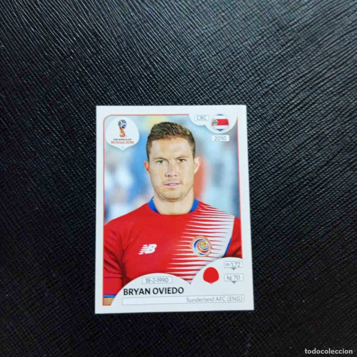 Fu&szlig;ball-Sticker: 397 BRYAN OVIEDO COSTA RICA PANINI MUNDIAL RUSIA 2018 CROMO FUTBOL 18 - SIN PEGAR - CJ2 .