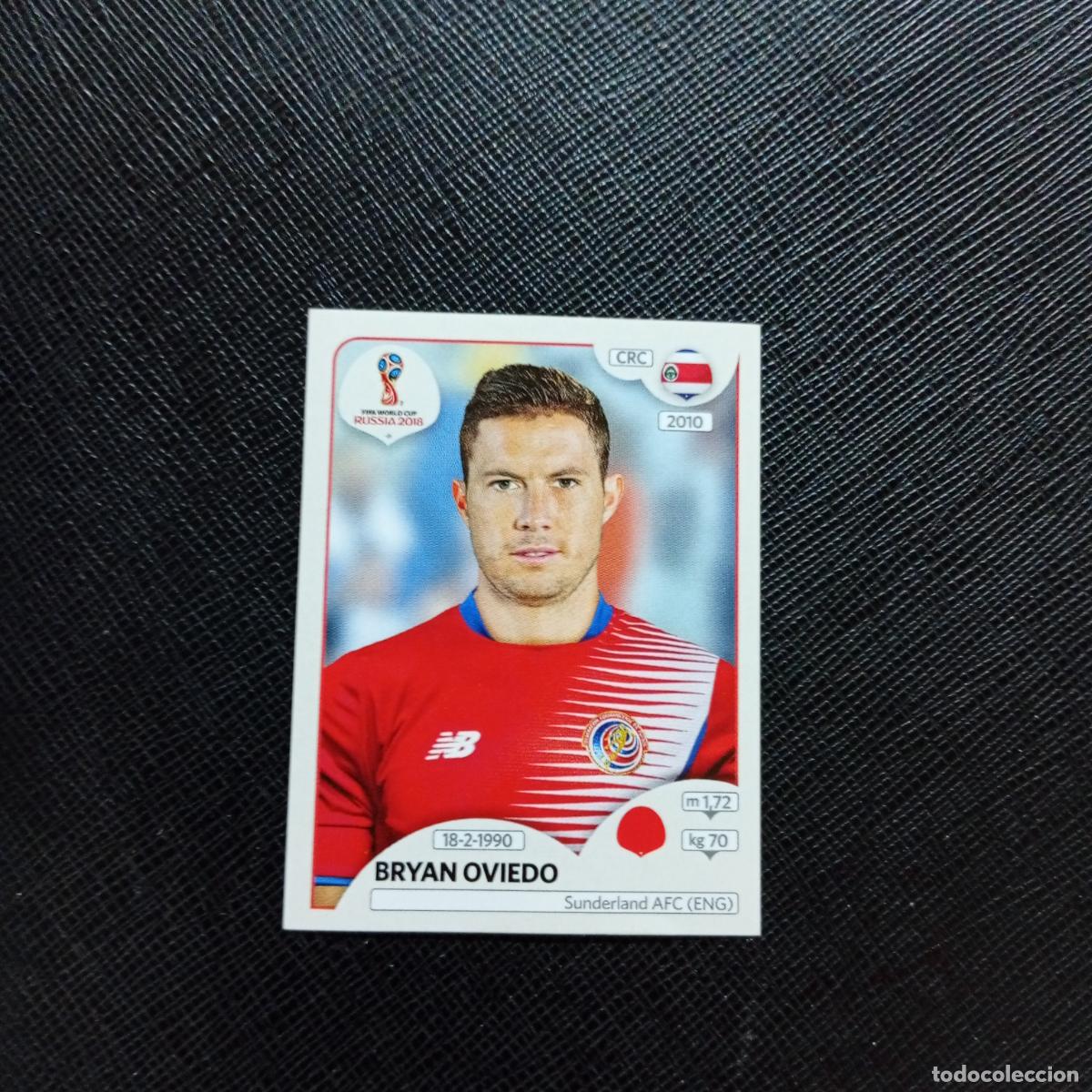 Fu&szlig;ball-Sticker: 397 BRYAN OVIEDO COSTA RICA PANINI MUNDIAL RUSIA 2018 CROMO FUTBOL 18 - SIN PEGAR - CJ2 . .