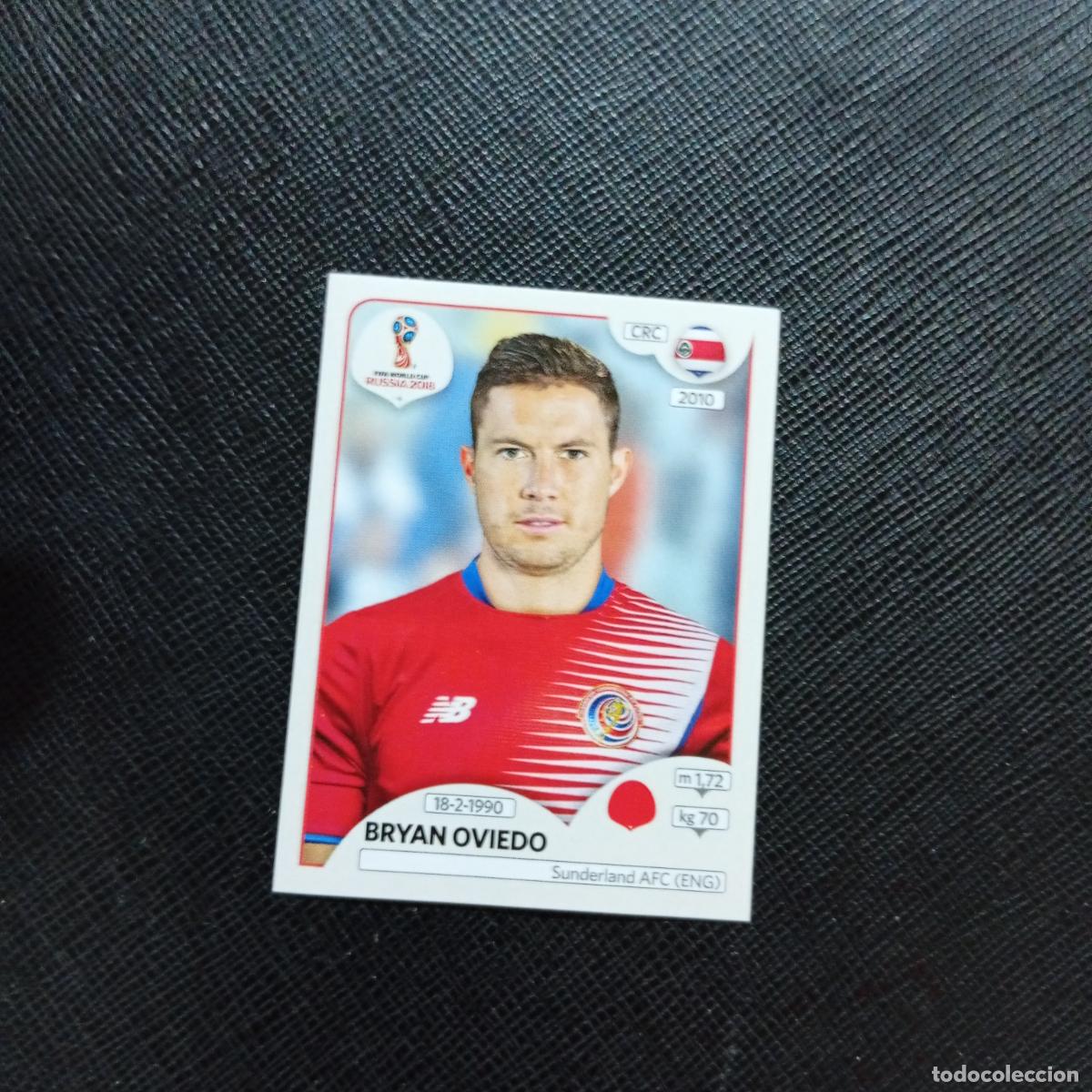 Fu&szlig;ball-Sticker: 397 BRYAN OVIEDO COSTA RICA PANINI MUNDIAL RUSIA 2018 CROMO FUTBOL 18 - SIN PEGAR - CJ2 .