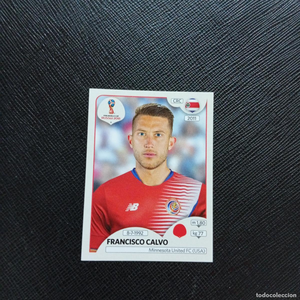 Fu&szlig;ball-Sticker: 398 FRANCISCO CALVO COSTA RICA PANINI MUNDIAL RUSIA 2018 CROMO FUTBOL 18 - SIN PEGAR - CJ2