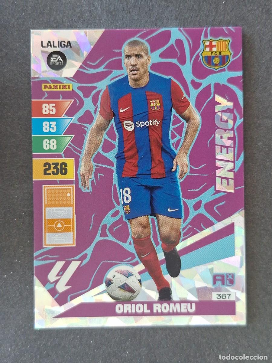 Cromos de Futebol: ORIOL ROMEU F. C. BARCELONA ENERGY 367 PANINI ADRENALYN XL 2023 2024 23 24