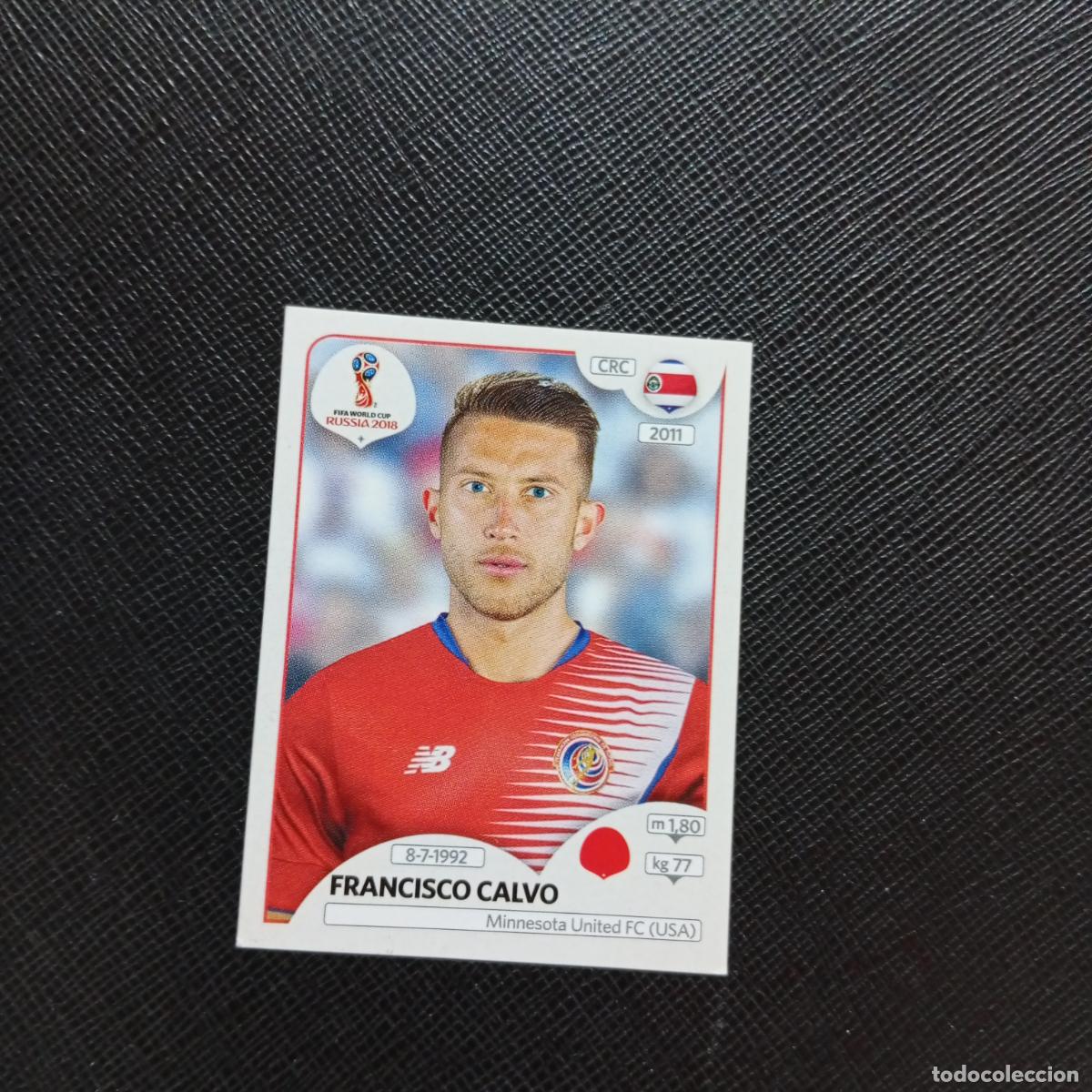 Cromos de Futebol: 398 FRANCISCO CALVO COSTA RICA PANINI MUNDIAL RUSIA 2018 CROMO FUTBOL 18 - SIN PEGAR - CJ2 ..