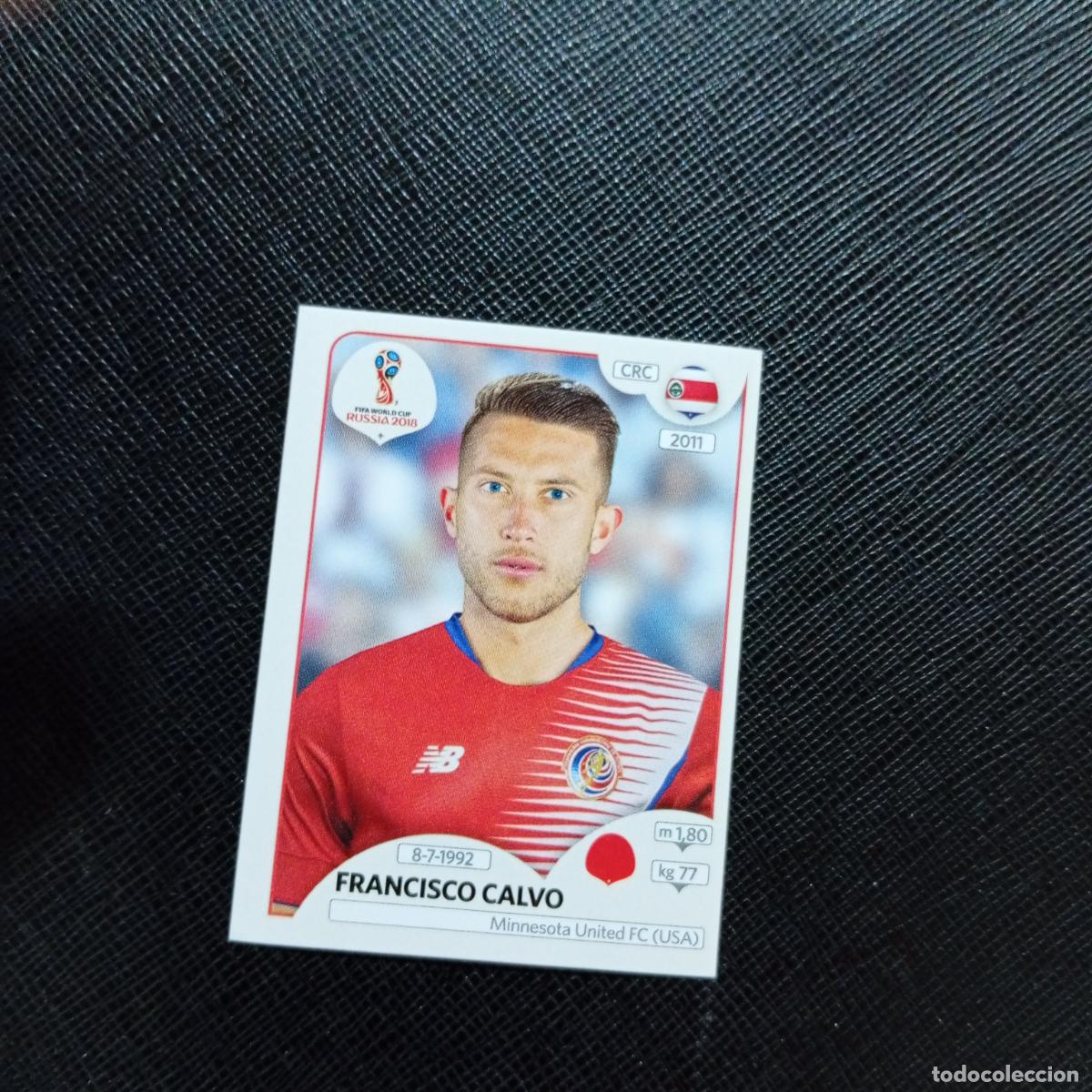 Cromos de Futebol: 398 FRANCISCO CALVO COSTA RICA PANINI MUNDIAL RUSIA 2018 CROMO FUTBOL 18 - SIN PEGAR - CJ2 ..