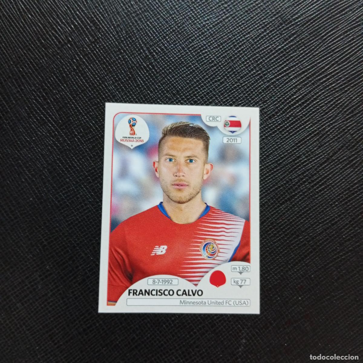 Cromos de Futebol: 398 FRANCISCO CALVO COSTA RICA PANINI MUNDIAL RUSIA 2018 CROMO FUTBOL 18 - SIN PEGAR - CJ2 ...