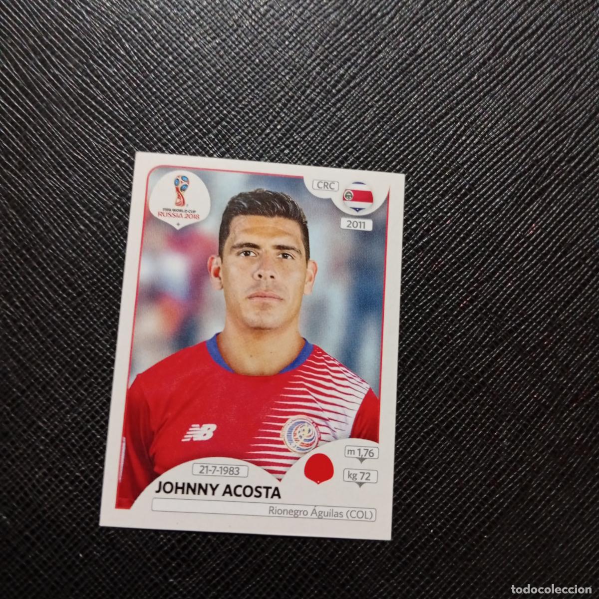 Figurine di Calcio: 402 JOHNNY ACOSTA COSTA RICA PANINI MUNDIAL RUSIA 2018 CROMO FUTBOL 18 - SIN PEGAR - CJ2