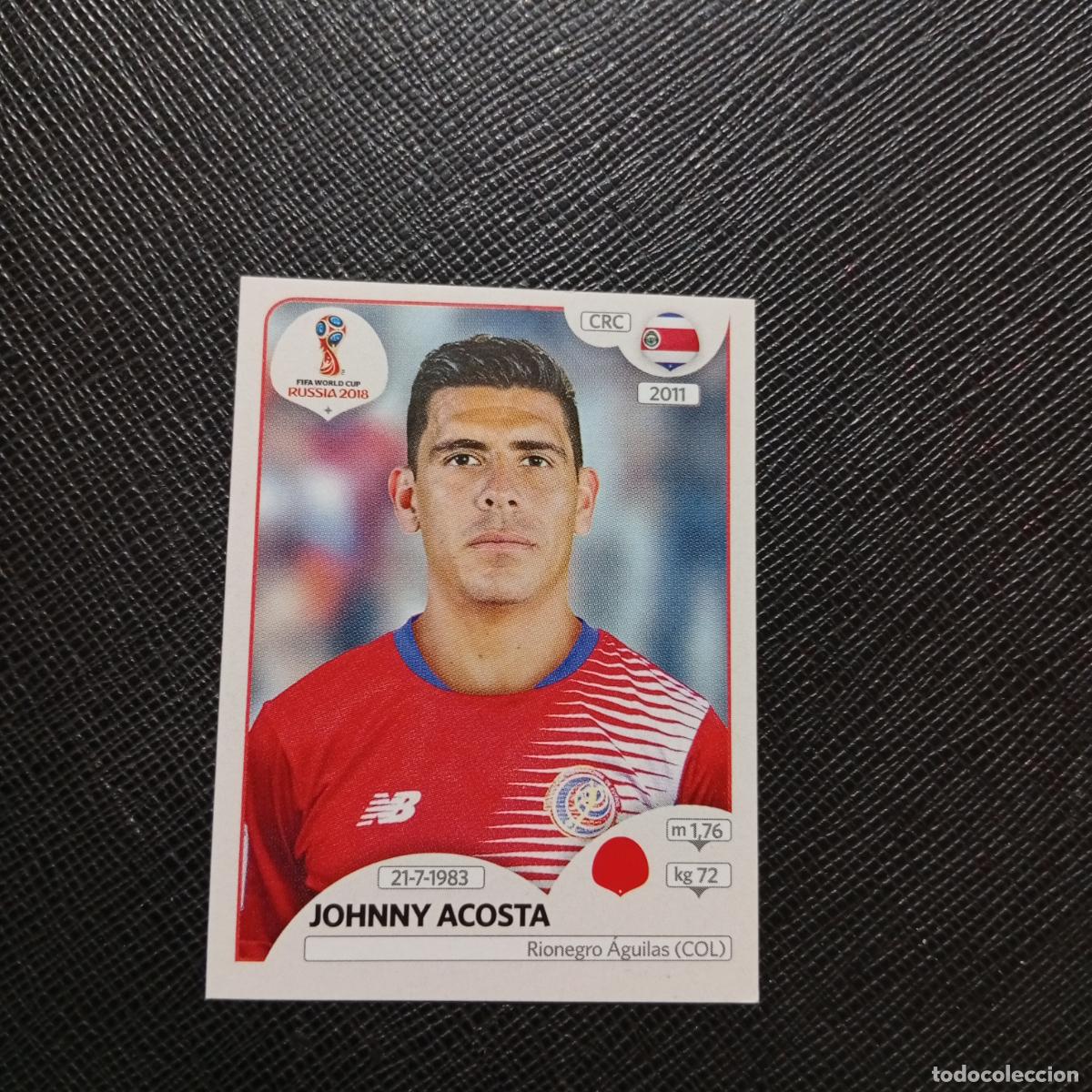 Figurine di Calcio: 402 JOHNNY ACOSTA COSTA RICA PANINI MUNDIAL RUSIA 2018 CROMO FUTBOL 18 - SIN PEGAR - CJ2 .