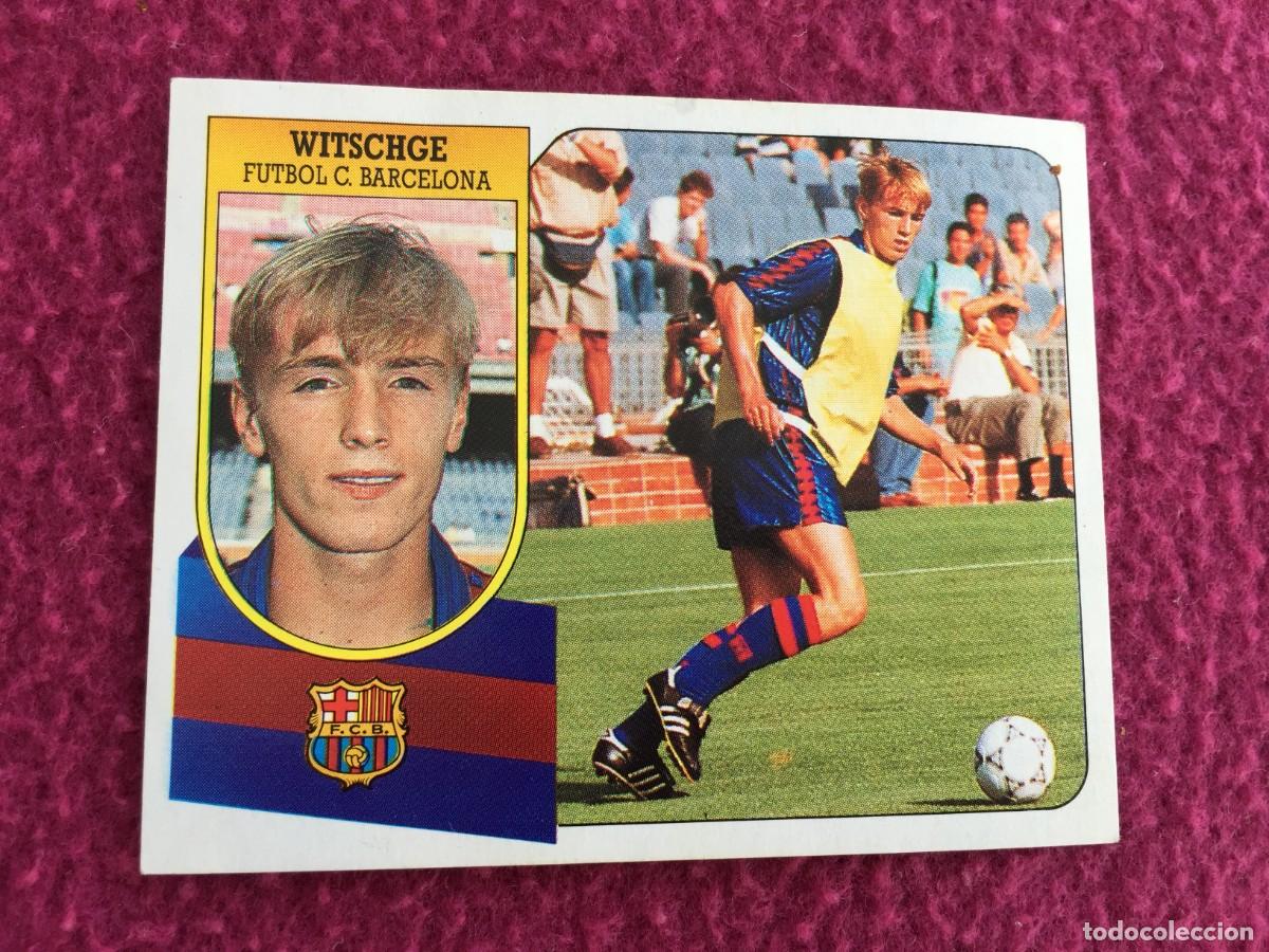 Figurine di Calcio: ESTE 91 92 RICHARD WITSCHGE ROOKIE COLOCA DEL FC BARCELONA -LEVE DESPEGADO -EN CARTON ESTE 1991 1992