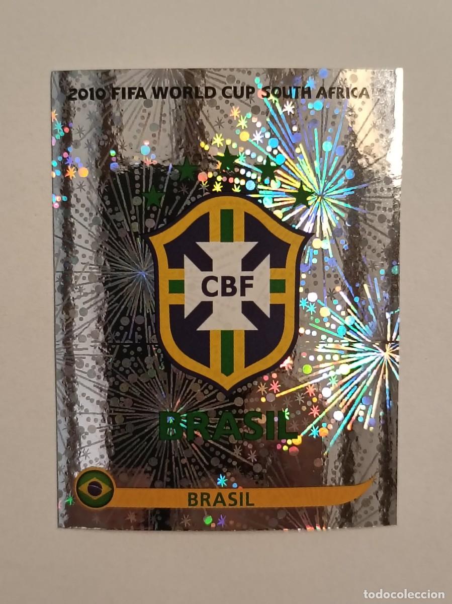 Figurine di Calcio: #487 ESCUDO (BRASIL) MUNDIAL SUDAFRICA 2010 PANINI