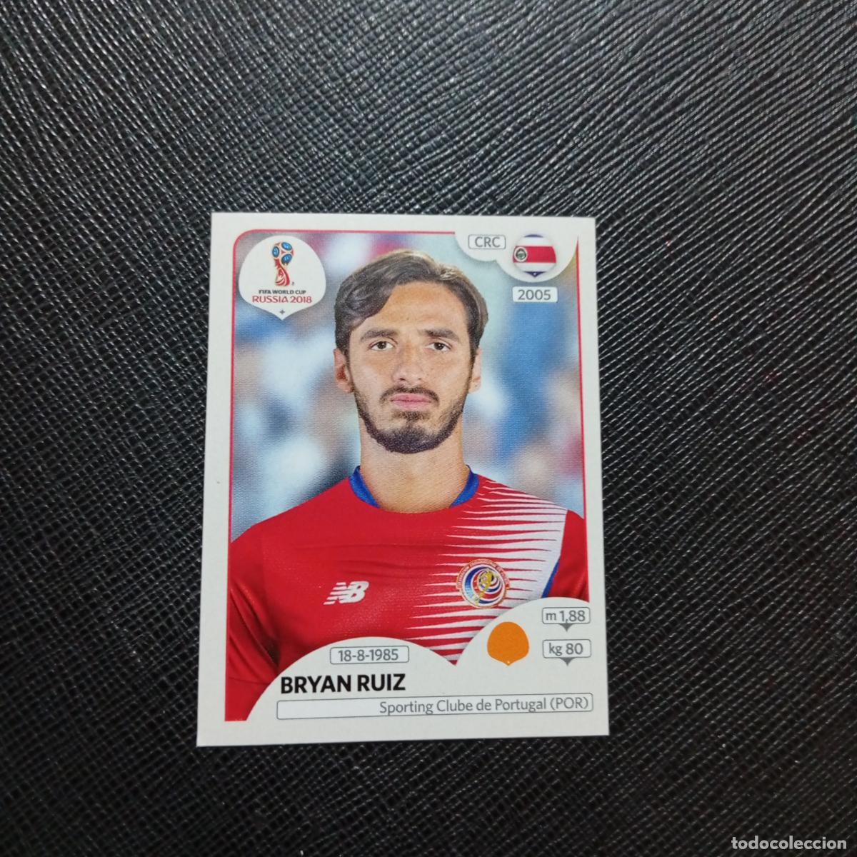 Football Stickers: 403 BRYAN RUIZ COSTA RICA PANINI MUNDIAL RUSIA 2018 CROMO FUTBOL 18 - SIN PEGAR - CJ2 .