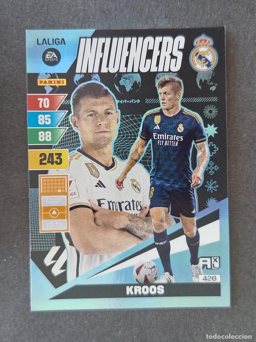 Cromos de f&uacute;tbol: KROOS REAL MADRID INFLUENCERS 426 PANINI ADRENALYN XL 2023 2024 23 24