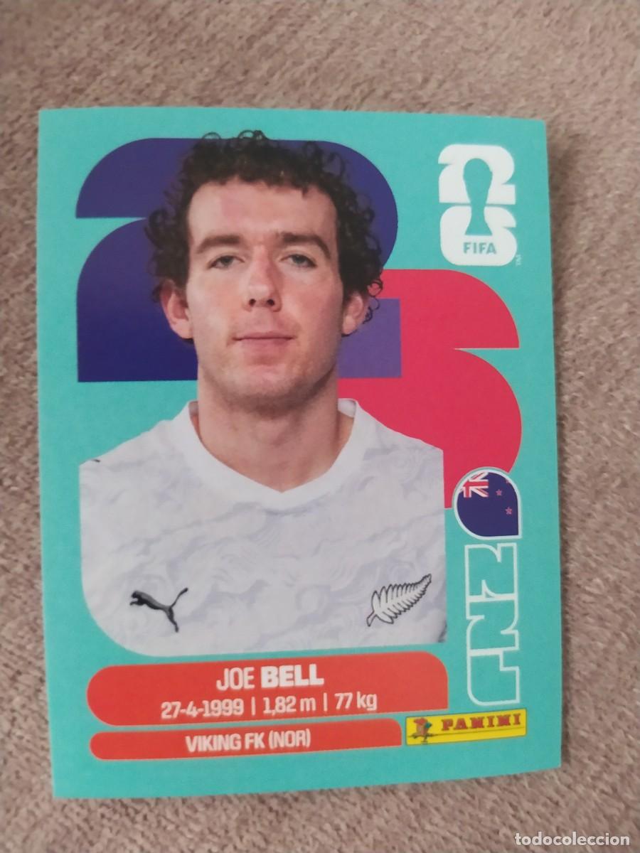 Cromos de f&uacute;tbol: NZL 10 Joe BELL Nueva Zelanda mundial 2026 panini