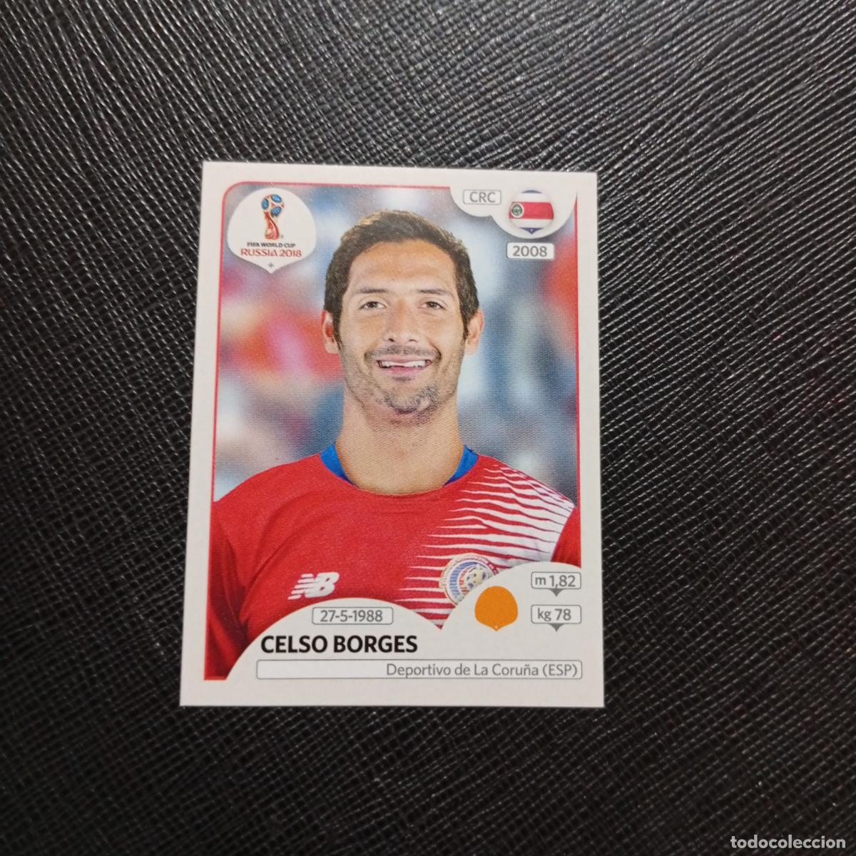 Cromos de f&uacute;tbol: 404 CELSO BORGES COSTA RICA PANINI MUNDIAL RUSIA 2018 CROMO FUTBOL 18 - SIN PEGAR - CJ2