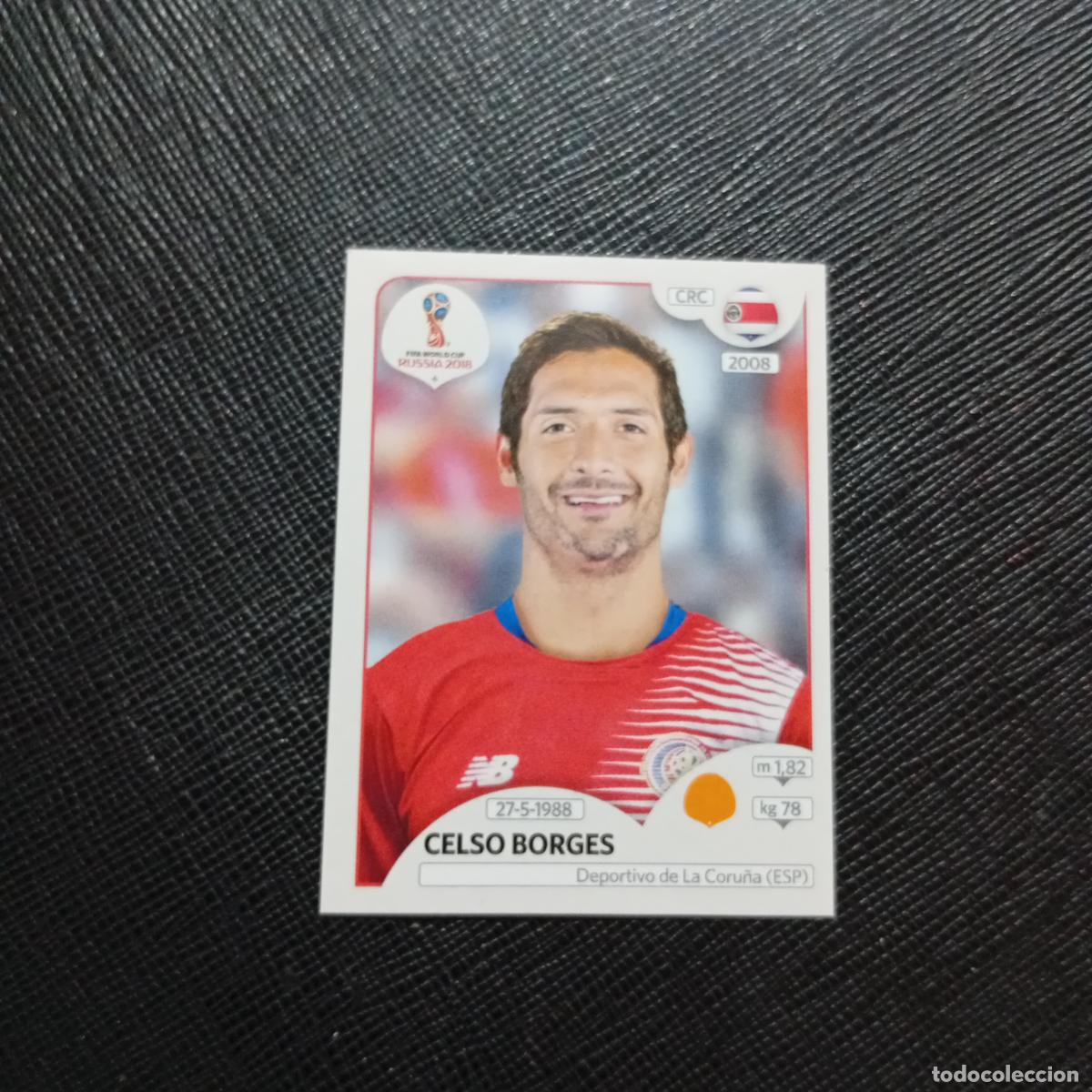 Cromos de f&uacute;tbol: 404 CELSO BORGES COSTA RICA PANINI MUNDIAL RUSIA 2018 CROMO FUTBOL 18 - SIN PEGAR - CJ2