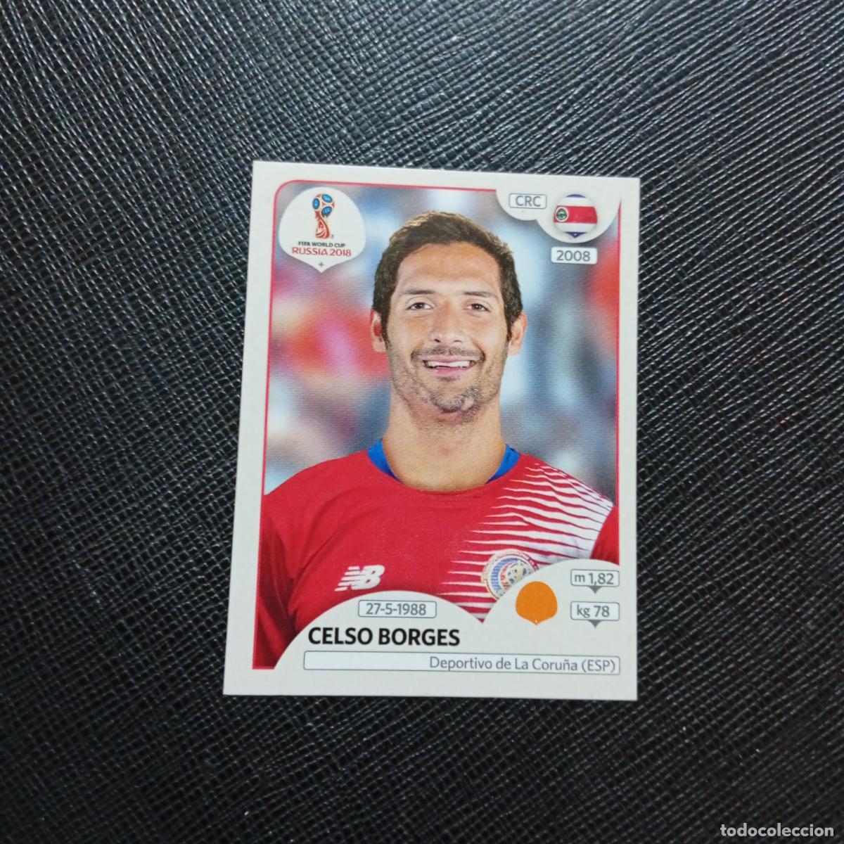 Cromos de f&uacute;tbol: 404 CELSO BORGES COSTA RICA PANINI MUNDIAL RUSIA 2018 CROMO FUTBOL 18 - SIN PEGAR - CJ2 .