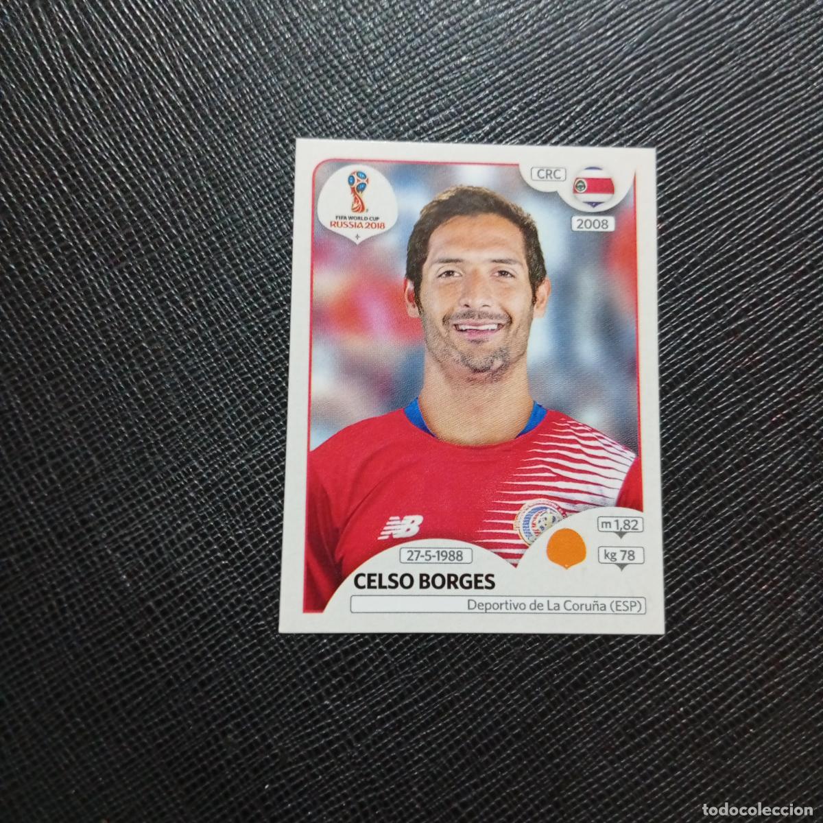 Cromos de f&uacute;tbol: 404 CELSO BORGES COSTA RICA PANINI MUNDIAL RUSIA 2018 CROMO FUTBOL 18 - SIN PEGAR - CJ2 .