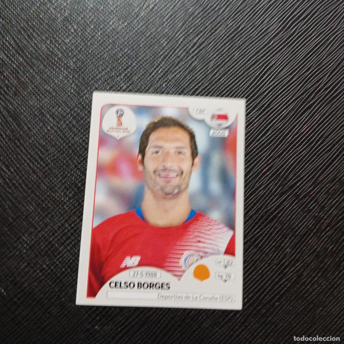 Cromos de f&uacute;tbol: 404 CELSO BORGES COSTA RICA PANINI MUNDIAL RUSIA 2018 CROMO FUTBOL 18 - SIN PEGAR - CJ2 .....