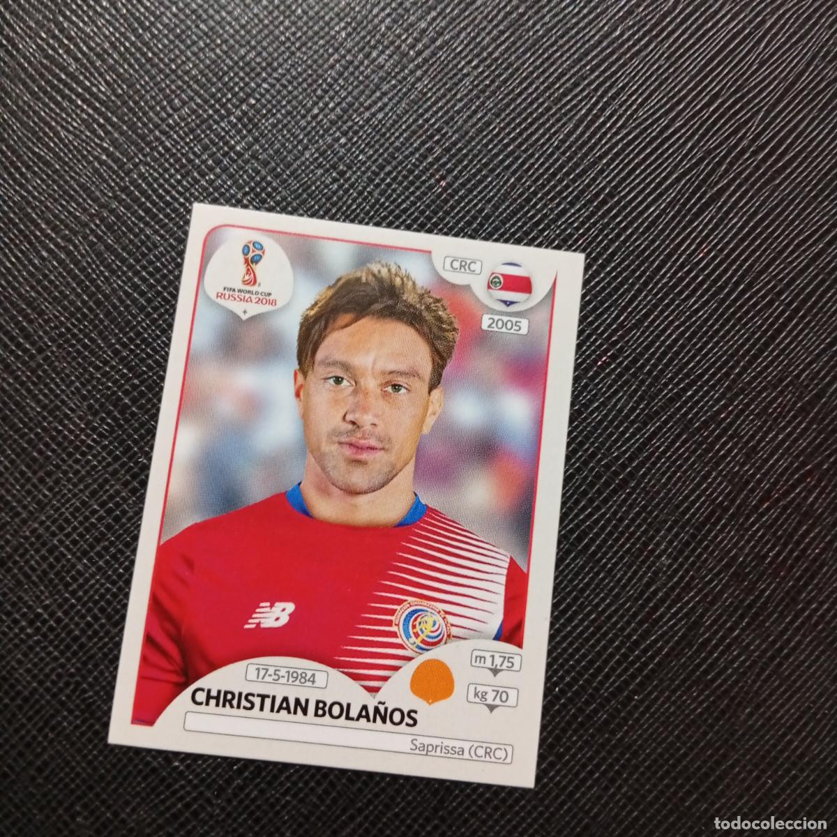 Figurine di Calcio: 405 CHRISTIAN BOLA&Ntilde;OS COSTA RICA PANINI MUNDIAL RUSIA 2018 CROMO FUTBOL 18 - SIN PEGAR - CJ2