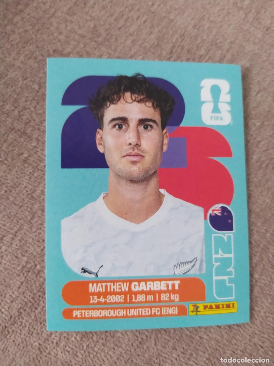 Figurine di Calcio: NZL 14 Matthew GARBETT Nueva Zelanda mundial 2026 panini