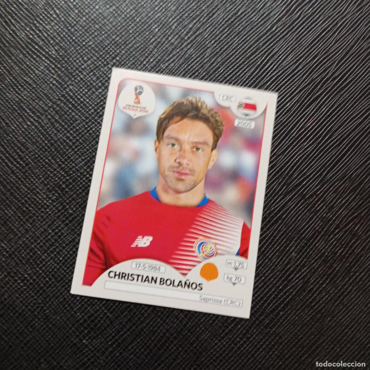 Figurine di Calcio: 405 CHRISTIAN BOLA&Ntilde;OS COSTA RICA PANINI MUNDIAL RUSIA 2018 CROMO FUTBOL 18 - SIN PEGAR - CJ2 .