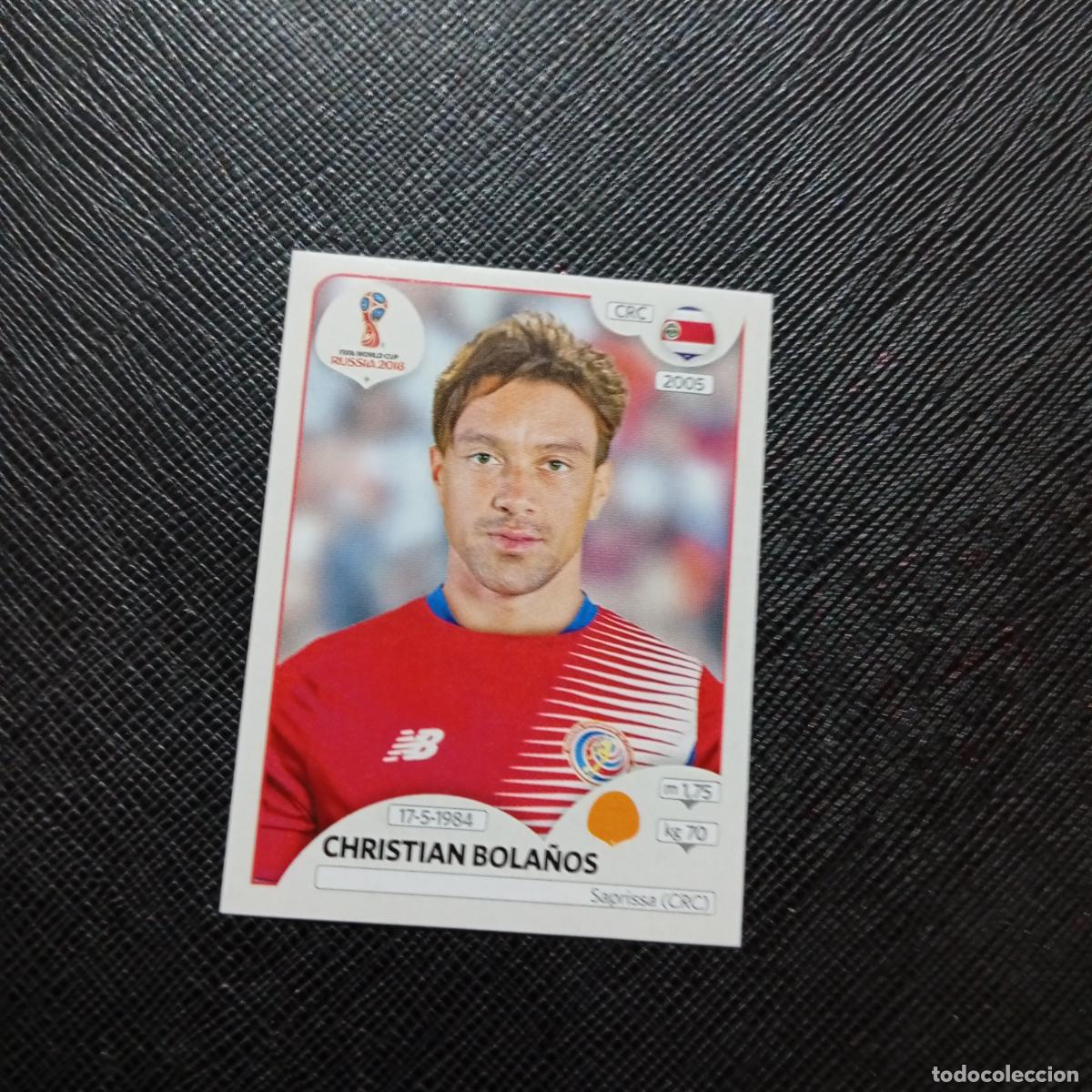 Figurine di Calcio: 405 CHRISTIAN BOLA&Ntilde;OS COSTA RICA PANINI MUNDIAL RUSIA 2018 CROMO FUTBOL 18 - SIN PEGAR - CJ2 .