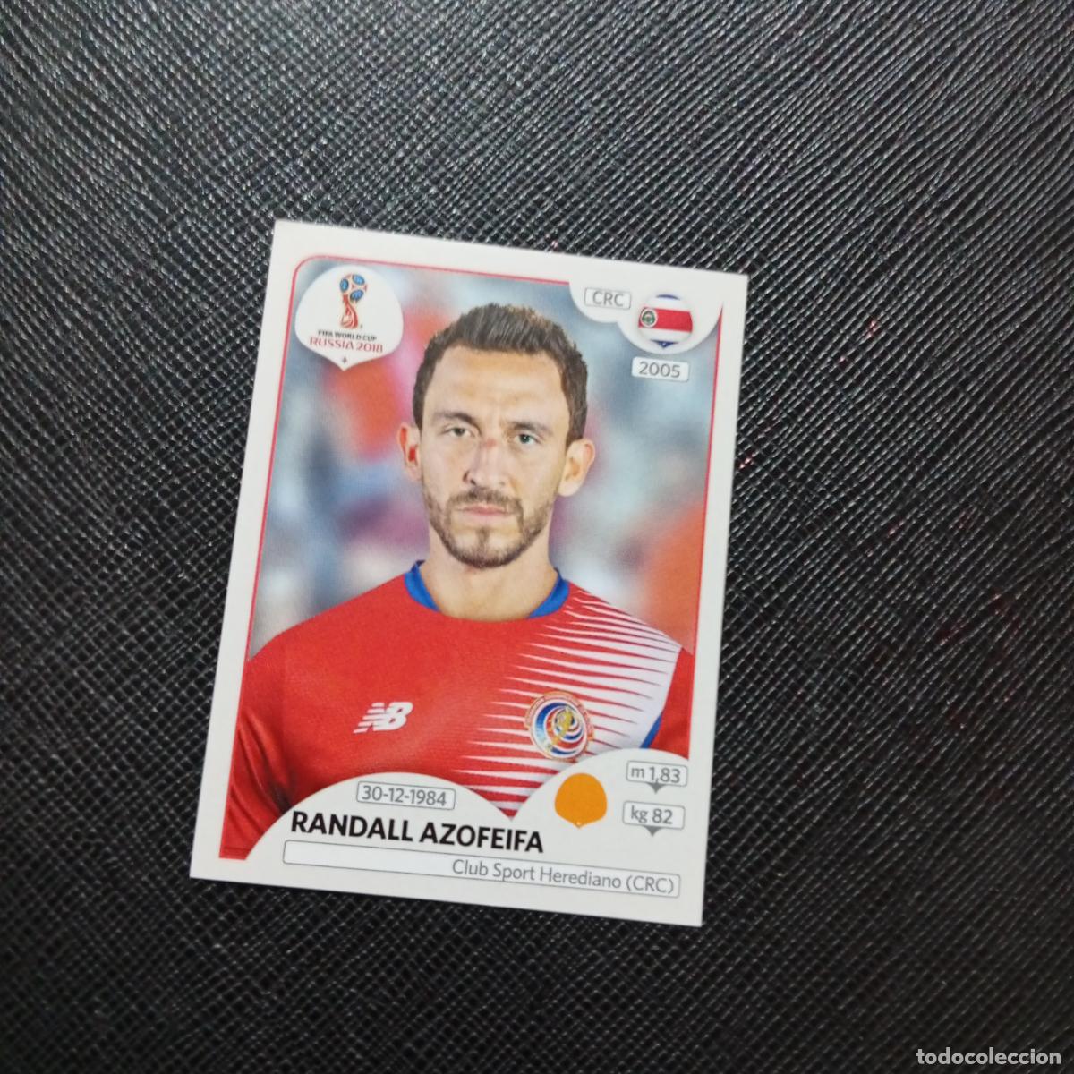 Figurine di Calcio: 406 RANDALL AZOFEIFA COSTA RICA PANINI MUNDIAL RUSIA 2018 CROMO FUTBOL 18 - SIN PEGAR - CJ2
