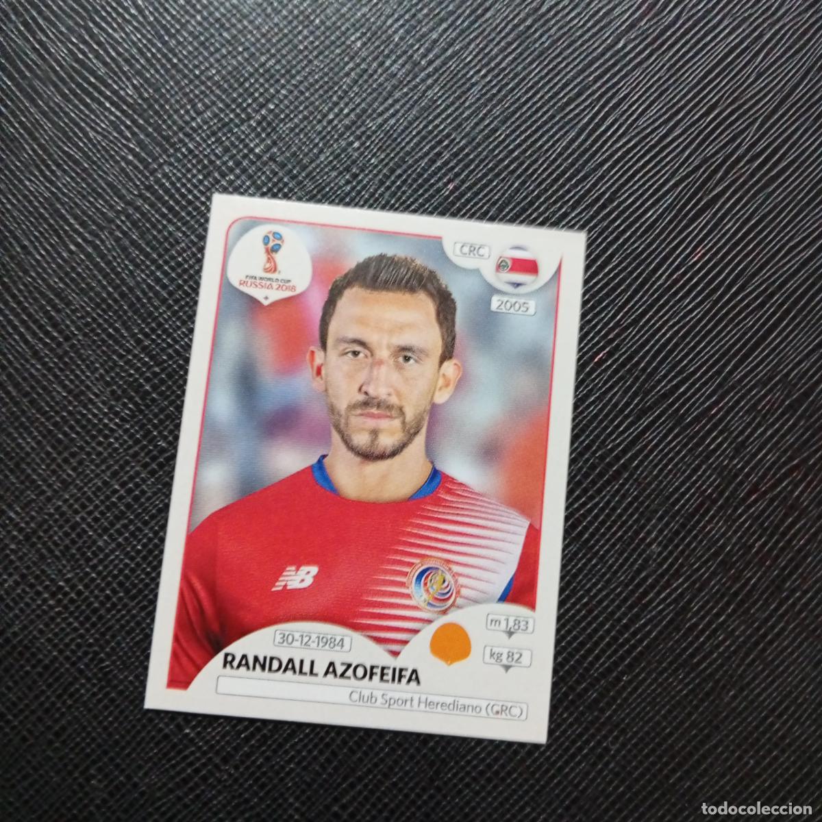 Figurine di Calcio: 406 RANDALL AZOFEIFA COSTA RICA PANINI MUNDIAL RUSIA 2018 CROMO FUTBOL 18 - SIN PEGAR - CJ2 .