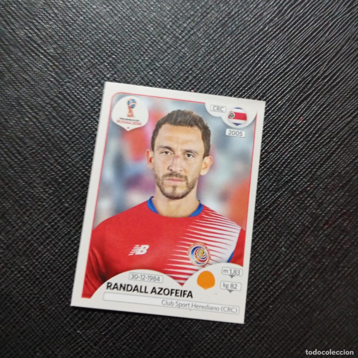 Figurine di Calcio: 406 RANDALL AZOFEIFA COSTA RICA PANINI MUNDIAL RUSIA 2018 CROMO FUTBOL 18 - SIN PEGAR - CJ2 ..
