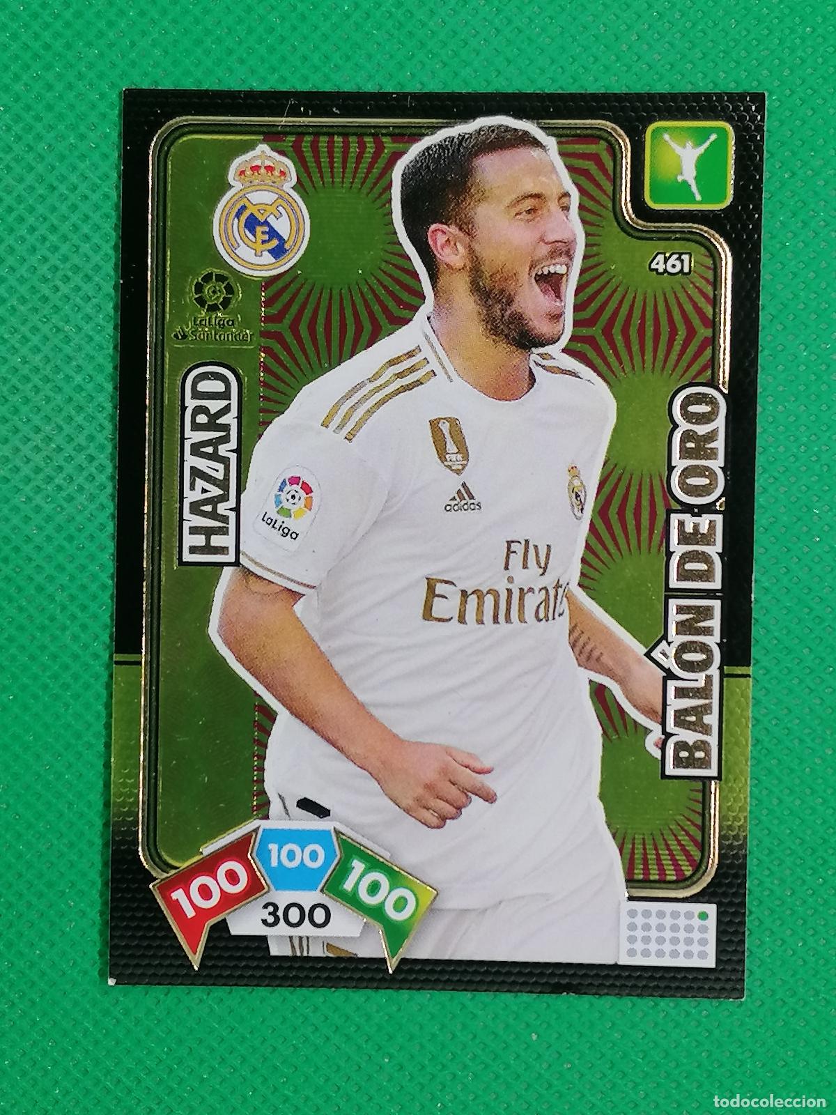 Cromos de f&uacute;tbol: 461 HAZARD REAL MADRID BALON DE ORO ⚽ PANINI ADRENALYN 19 20 2019 2020 ⚽