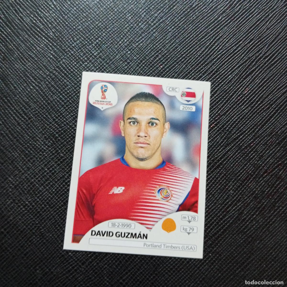 Cromos de f&uacute;tbol: 407 DAVID GUZMAN COSTA RICA PANINI MUNDIAL RUSIA 2018 CROMO FUTBOL 18 - SIN PEGAR - CJ2