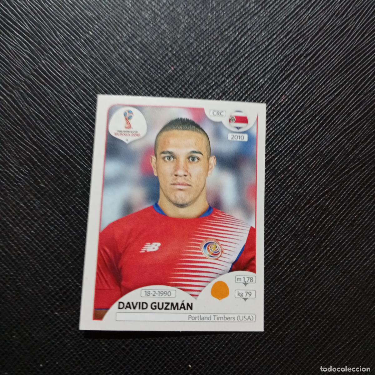 Cromos de f&uacute;tbol: 407 DAVID GUZMAN COSTA RICA PANINI MUNDIAL RUSIA 2018 CROMO FUTBOL 18 - SIN PEGAR - CJ2 .