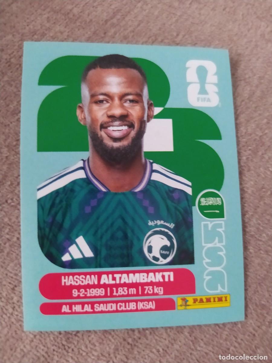 Cromos de f&uacute;tbol: KSA 08 Hassan ALTAMBAKTI 8 Arabia Saud&iacute; mundial 2026 panini