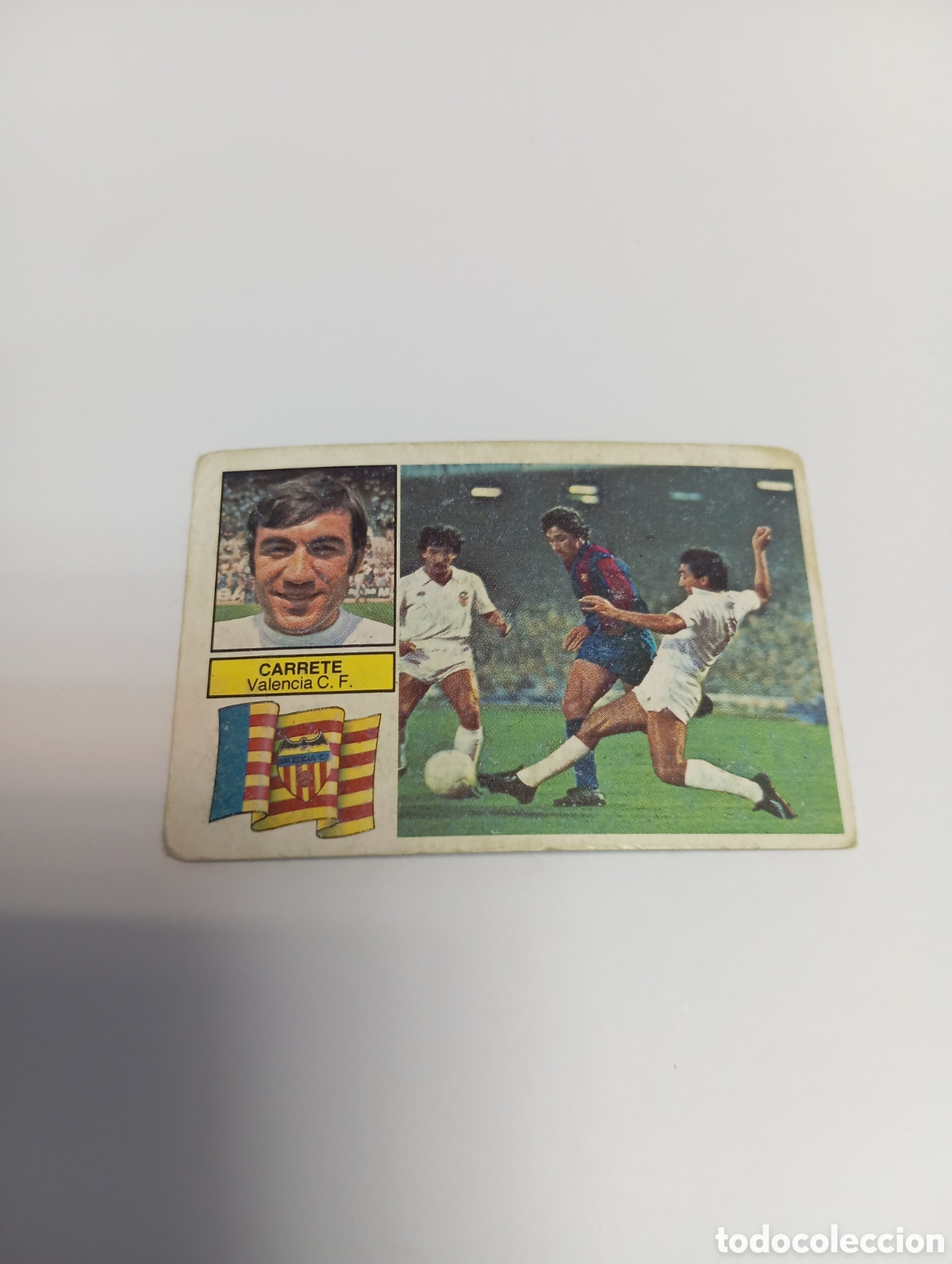 Cromos de f&uacute;tbol: CARRETE Valencia Liga Este 1982 1983 NUEVO 82 83 SIN PEGAR