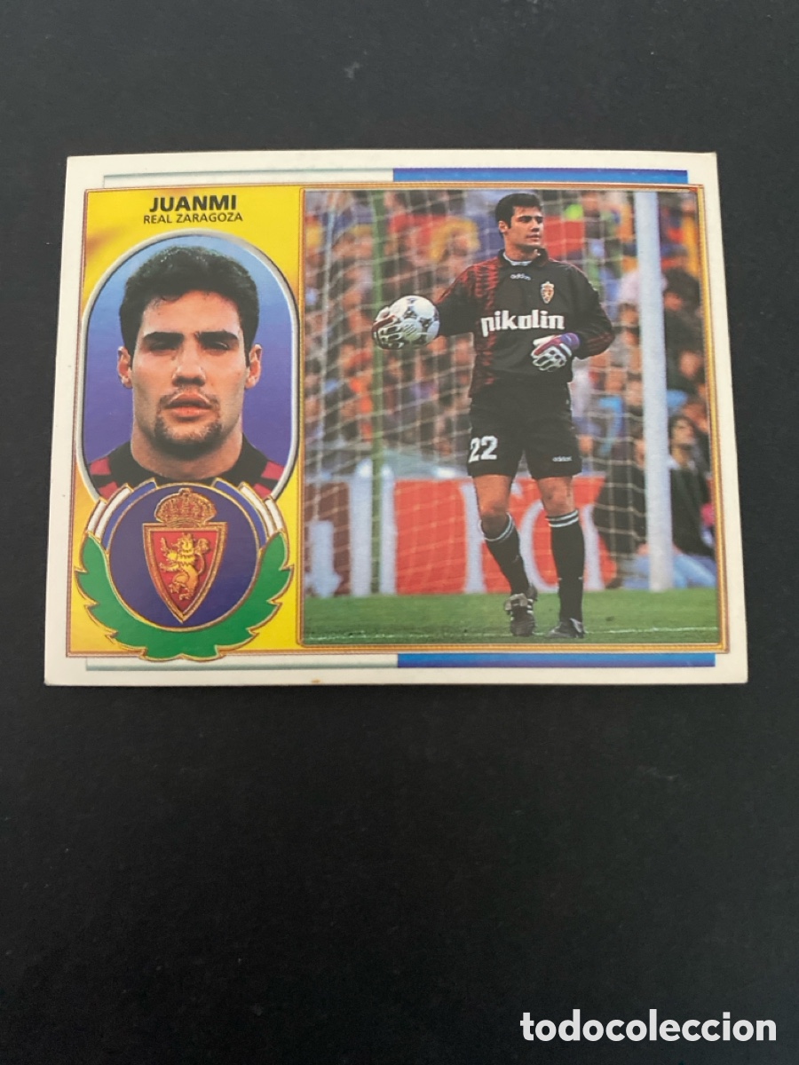 Cromos de f&uacute;tbol: Cromo liga 96/97 R Zaragoza nunca pegado
