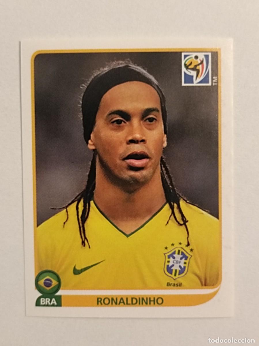 Figurine di Calcio: #500 RONALDINHO (BRASIL) MUNDIAL SUDAFRICA 2010 PANINI