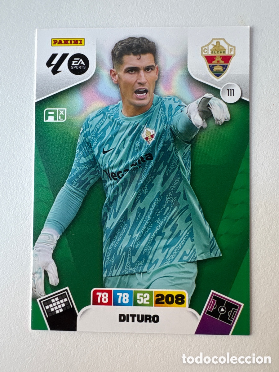 Cartes &agrave; collectionner de Football: Carta Dituro Elche 111 Adrenalyn 2025-26