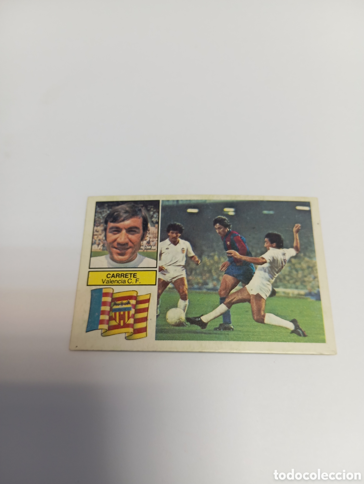 Cromos de Futebol: CARRETE Valencia Liga Este 1982 1983 RECUPERADO 82 83