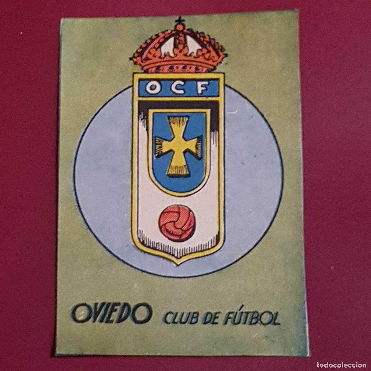 Cromos de Futebol: CISNE - ALBUM FUTBOLISTICO 1942 42 - OVIEDO - ESCUDO - BIEN RECUPERADO